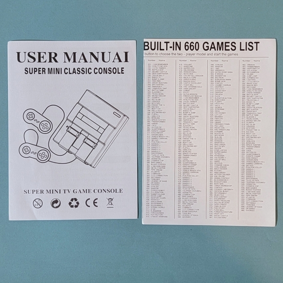 *SOLD* Gamegnu 8-bit Nintendo Emulator, Mini Game Amusement System 660 Games - Picture 3 of 4